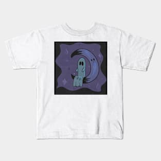 Moon ghost Kids T-Shirt